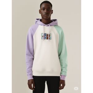 Teddy Fresh Multicolor 100% Cotton Pullover Sweatshirt Hoodie    Mens Size XS